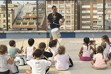 Clases de batucada para colegios